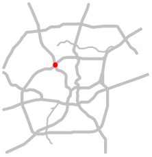 I-10/Loop 410 interchange highlight map