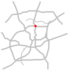 Loop 410/US 281 interchange highlight map