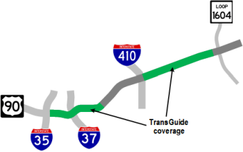 I-10 East special features map