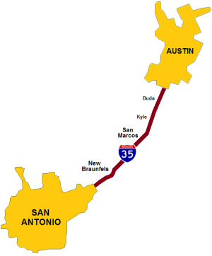 SA-Aus Corridor map