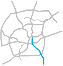 I-37 East highlight map