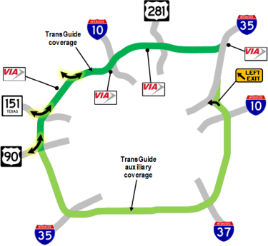 Loop 410 special features map