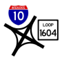 Loop 1604/I-10 interchange