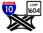 I-10/Loop 1604 interchange