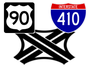 I-410/US 90 interchange