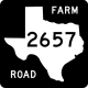 FM 2657 sign