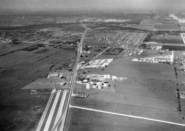 I-10 over Loop 410 looking west ca. 1962