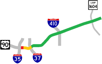 I-10 East traffic map