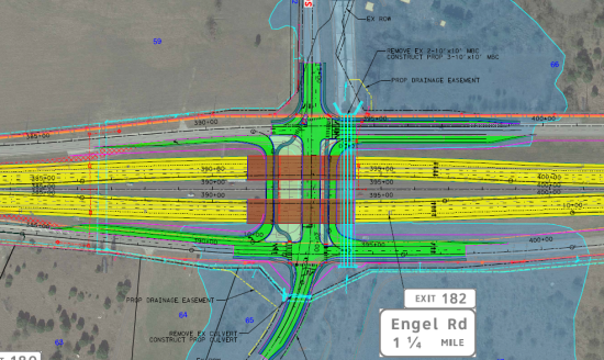 Schwab Rd.interchange schematic