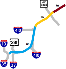 I-35 speed limit map