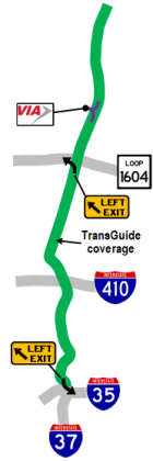 US 281N special features map