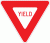 Yield sign